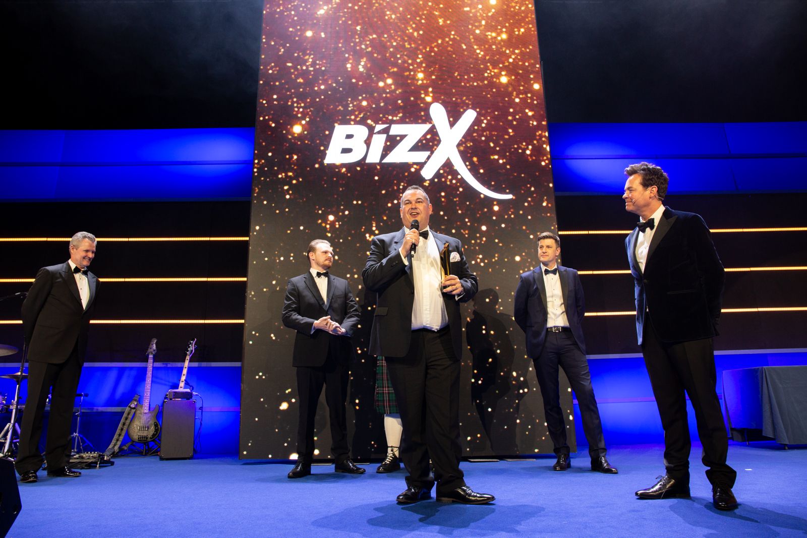 Steve Pailthorpe Speaks at the BizX Awards to Accept the award