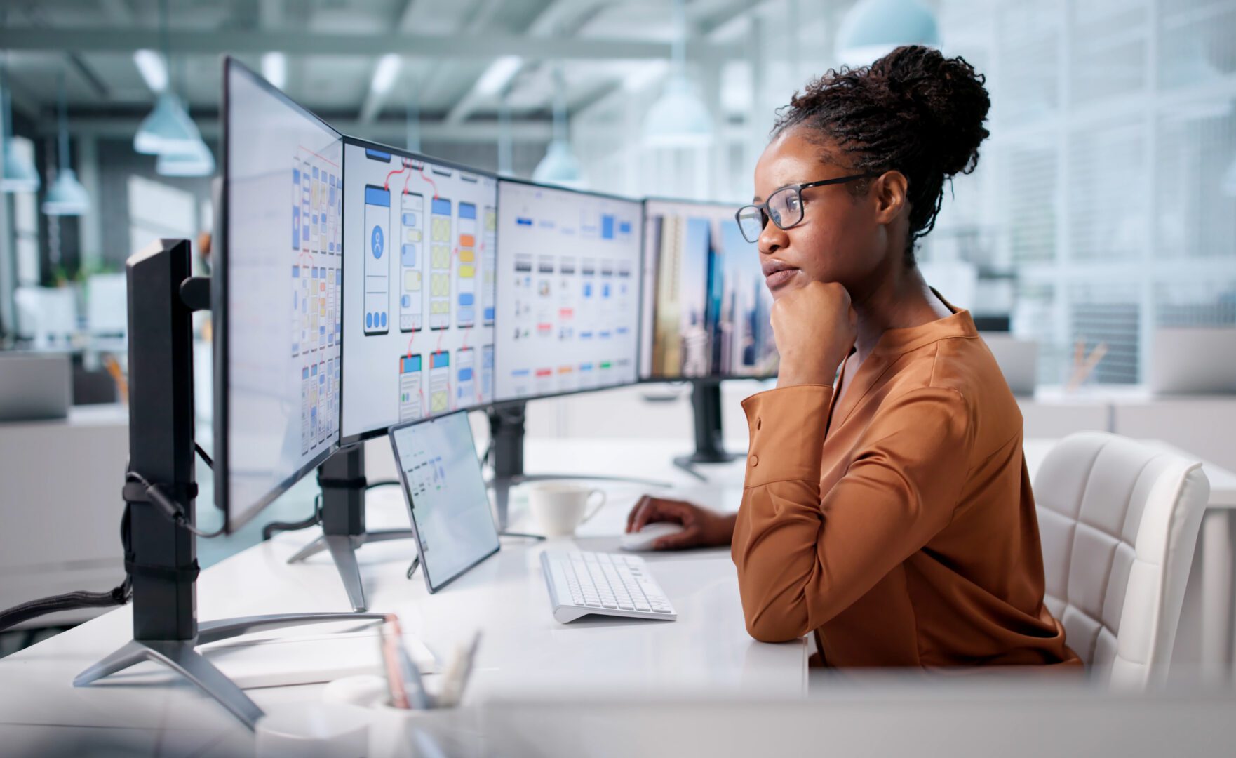 african-woman-creating-a-web-design