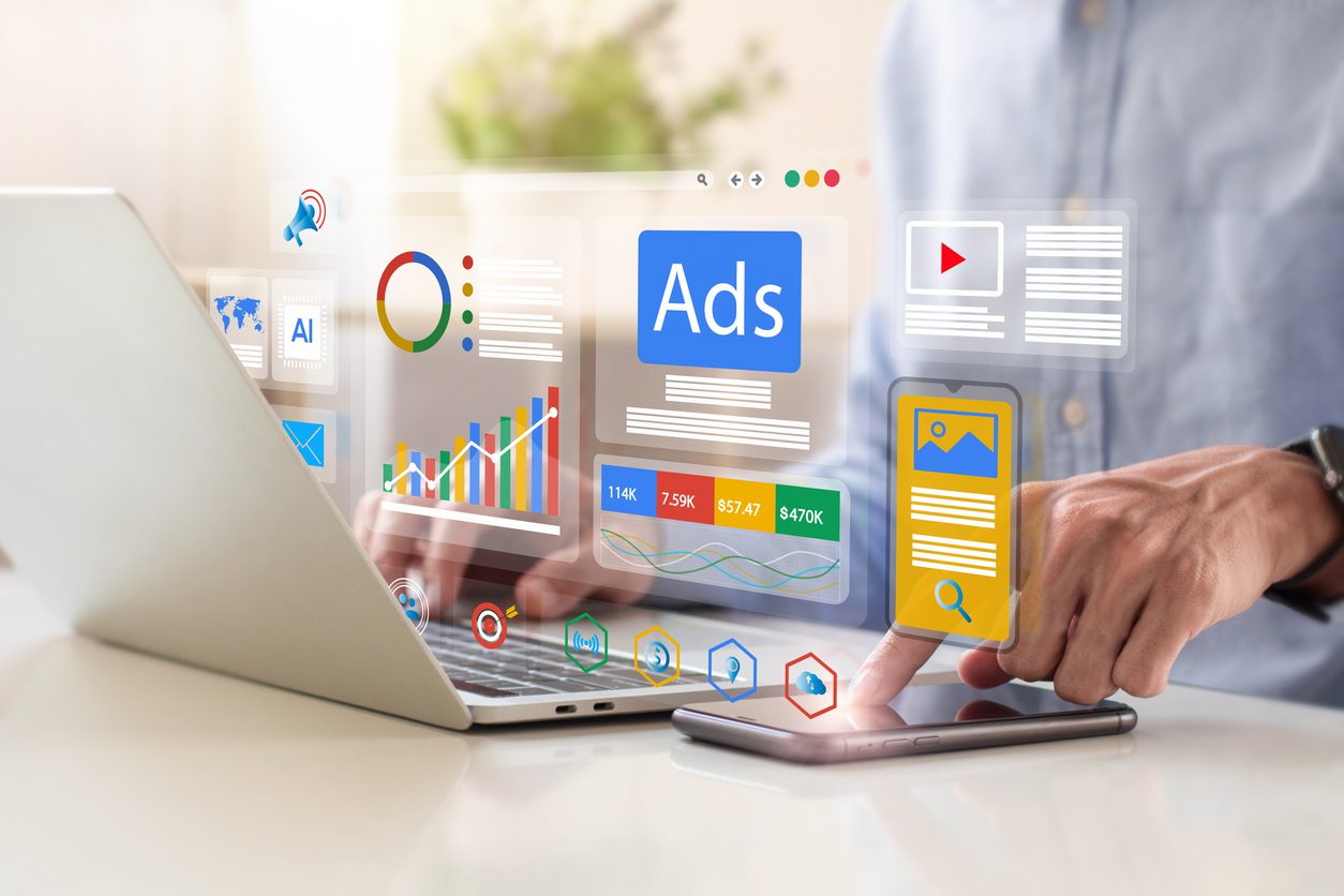 digital-marketing-concept-businessman-using-laptop-with-ads-dashboard-digital-marketing-strategy-analysis-for-branding-online-advertisement-ad-on-website-and-social-media-seo-smm